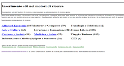 Desktop Screenshot of inserimento-motore-ricerca.com