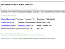 Tablet Screenshot of inserimento-motore-ricerca.com